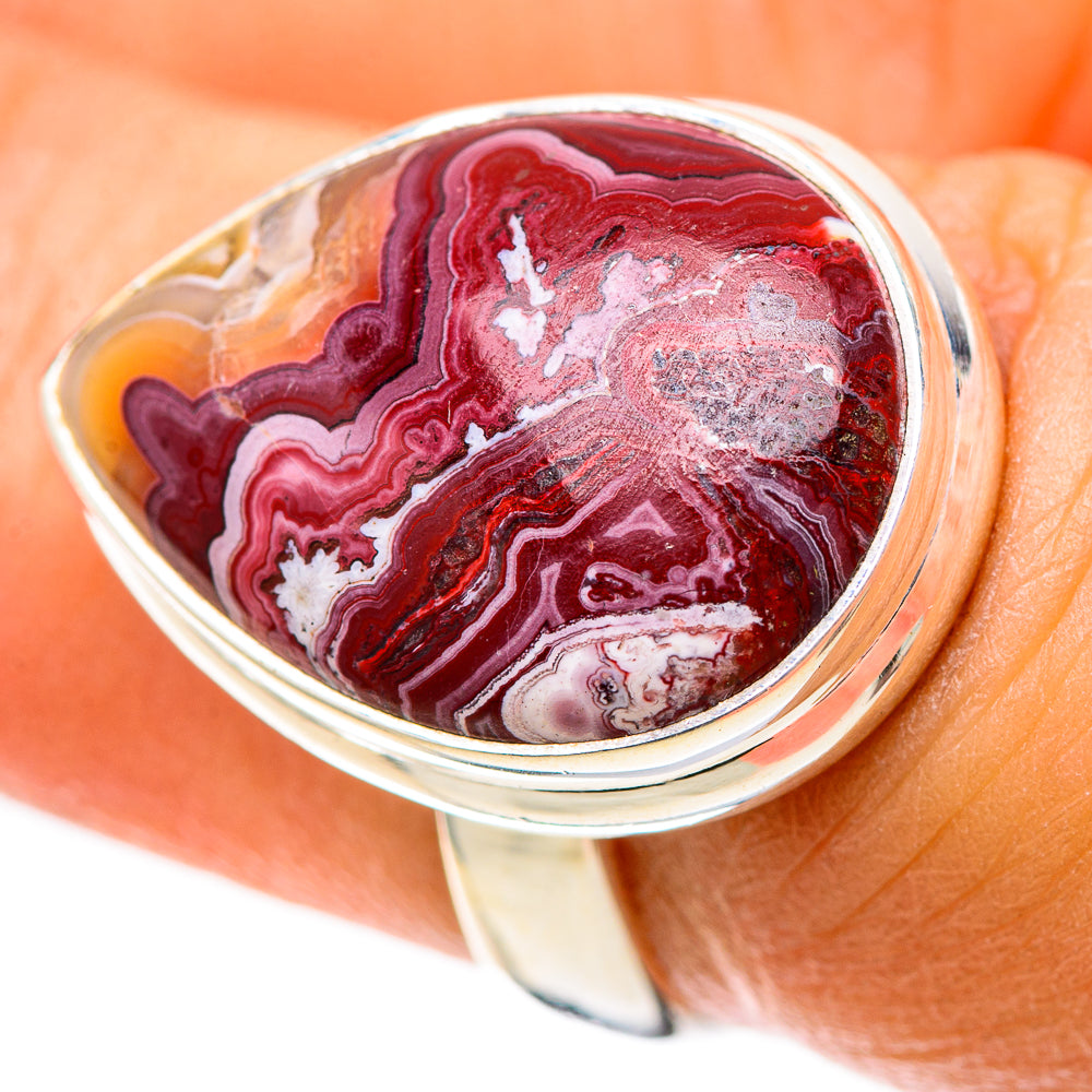 Crazy Lace Agate Ring Size 6.25 (925 Sterling Silver) RING139160