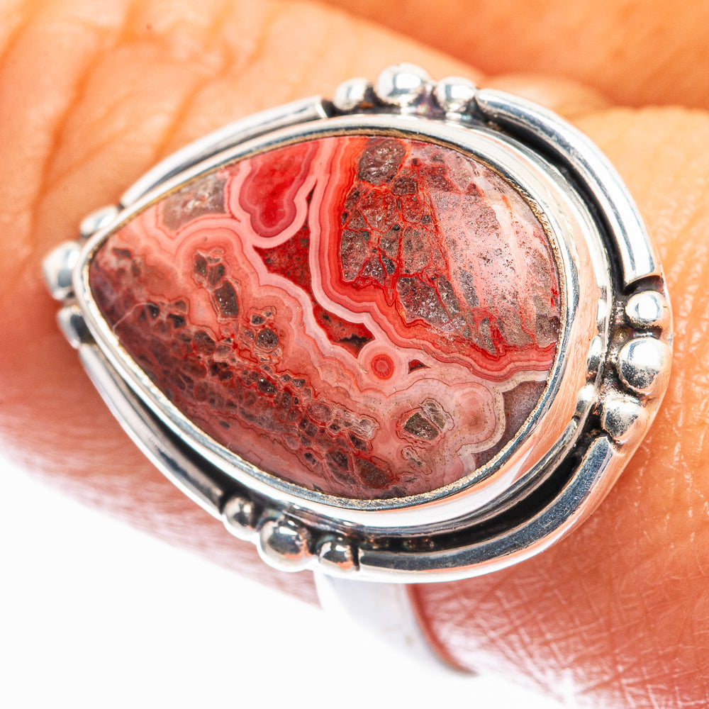 Red Jasper Ring Size 9 (925 Sterling Silver) R142255