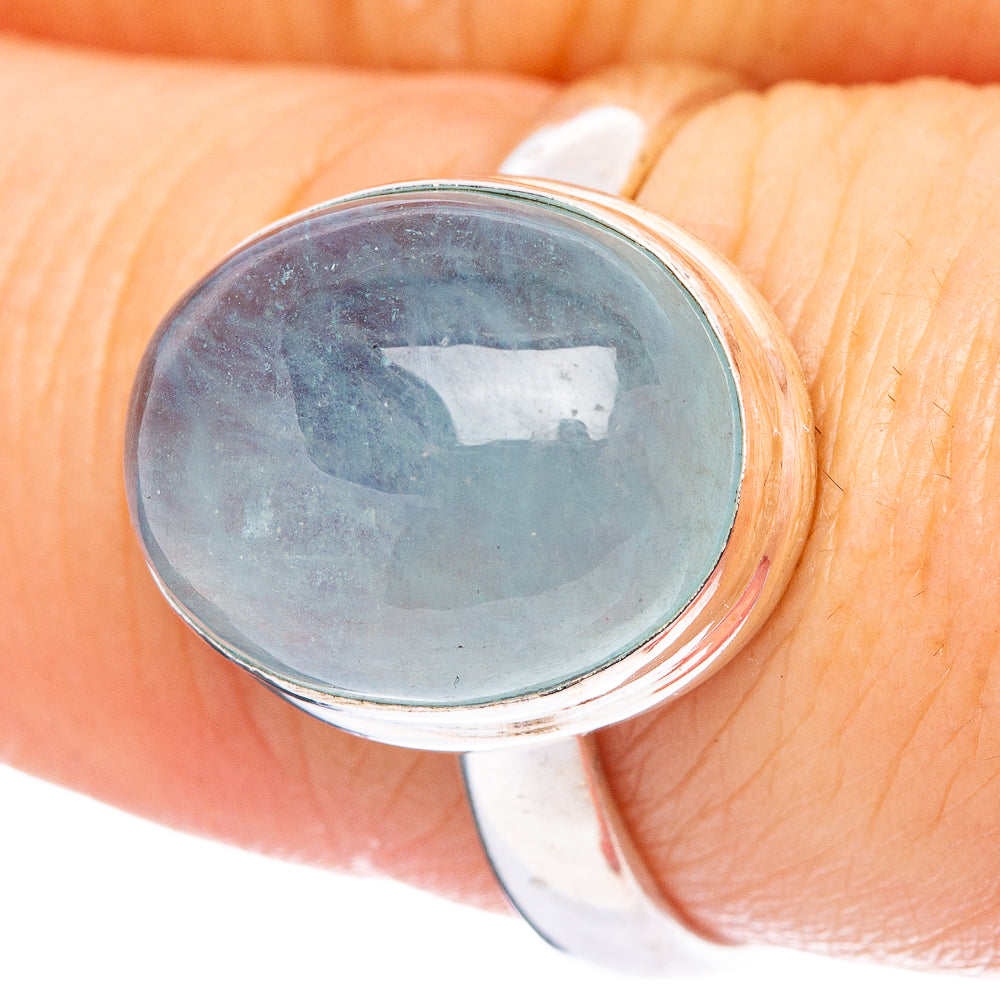 Aquamarine Ring Size 8 (.925 Sterling Silver)