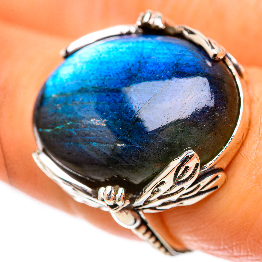 Labradorite Ring Size 7 (925 Sterling Silver) RING139230