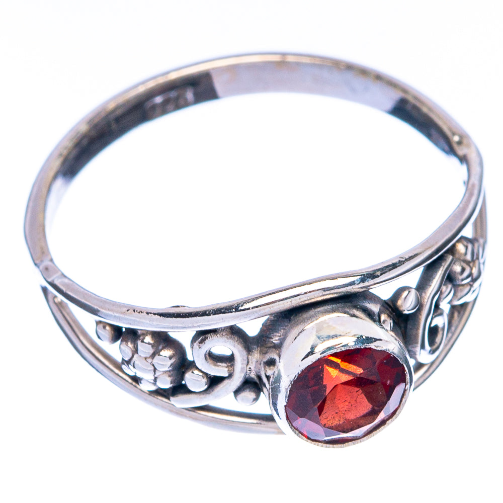 Garnet Dainty Ring Size 6 (925 Sterling Silver) R145015