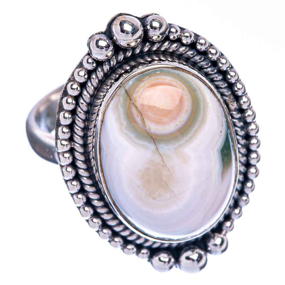 Ocean Jasper Ring Size 6 (925 Sterling Silver) R144636