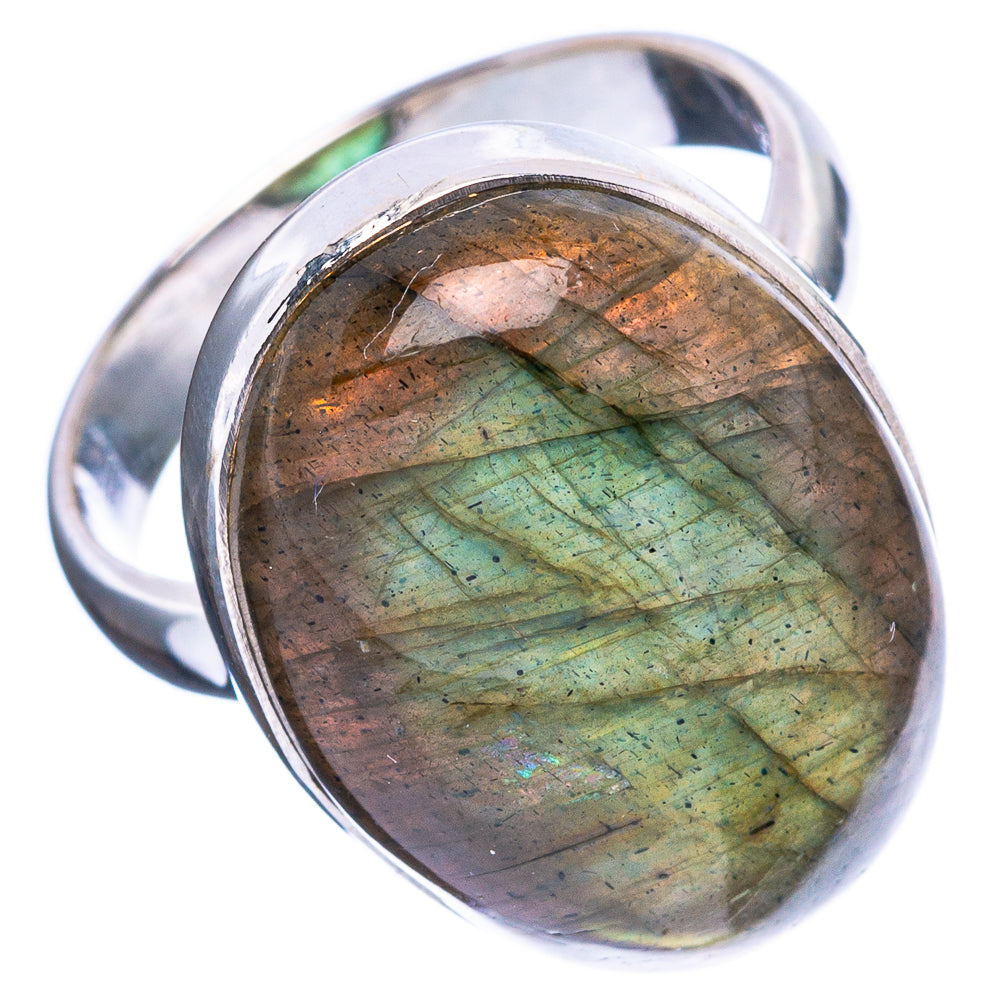 Labradorite Ring Size 7 (925 Sterling Silver) R4638