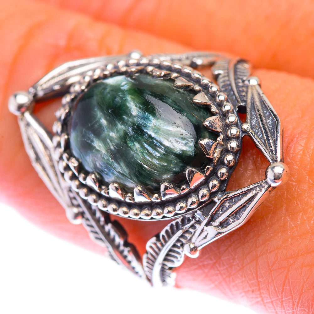 Seraphinite Ring Size 9.25 (925 Sterling Silver) RING139897
