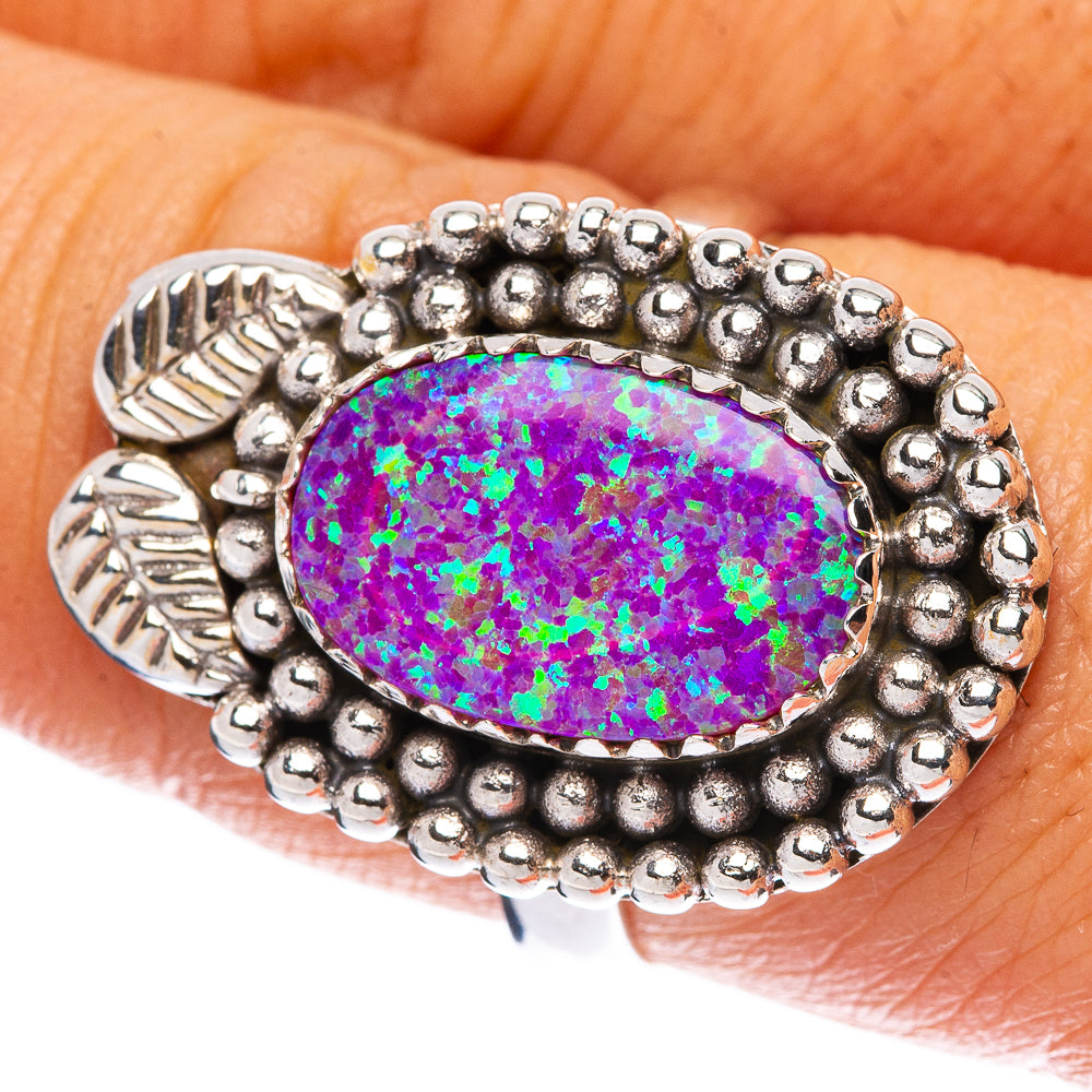 Synthetic Opal Ring Size 8 (925 Sterling Silver) R146167