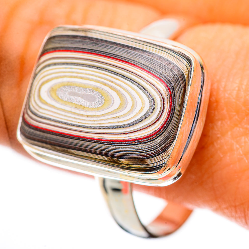 Fordite Ring Size 11.75 (925 Sterling Silver) RING139275