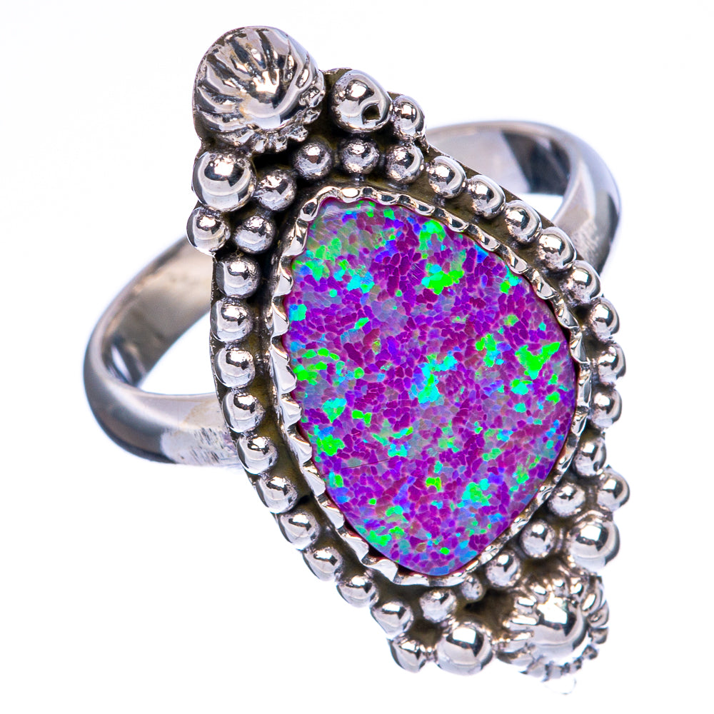 Synthetic Opal Ring Size 7.5 (925 Sterling Silver) R146127