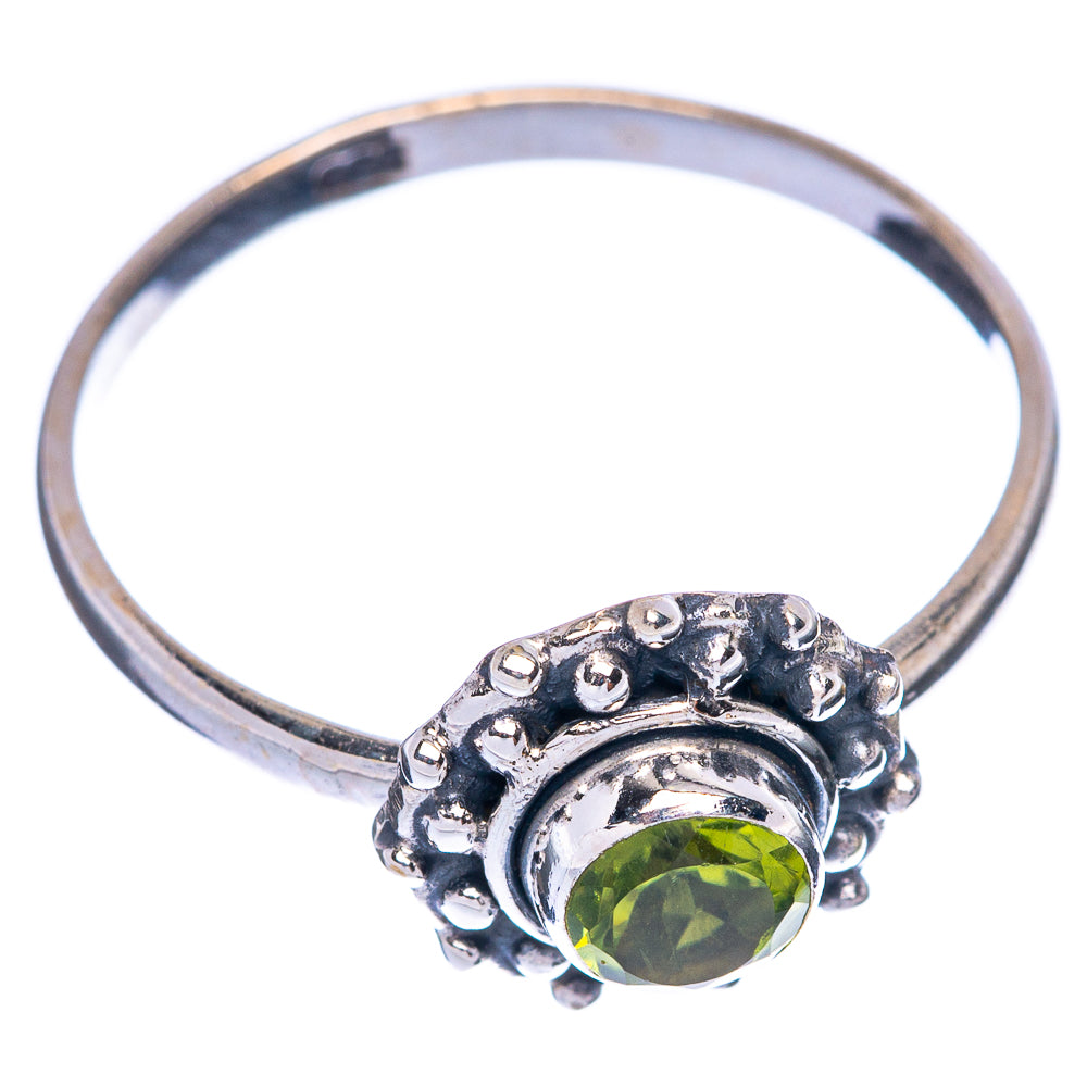 Peridot Dainty Ring Size 9 (925 Sterling Silver) R145647
