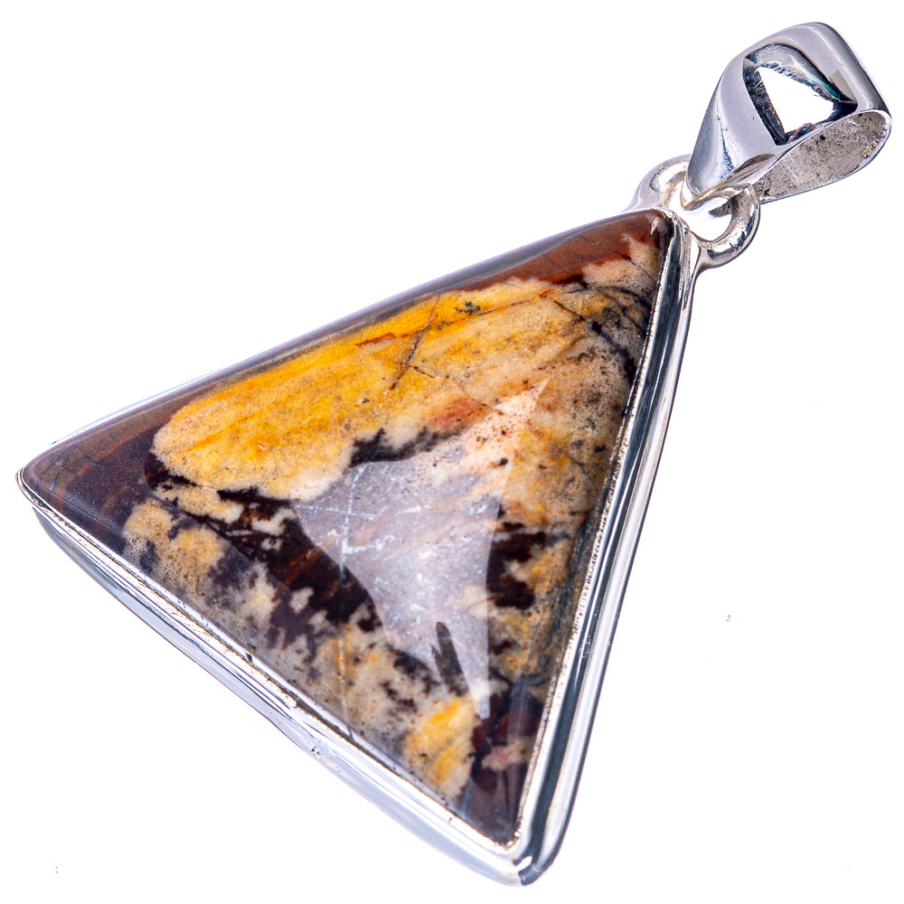 Coconut Jasper Pendant 1 1/2" (925 Sterling Silver) P40903