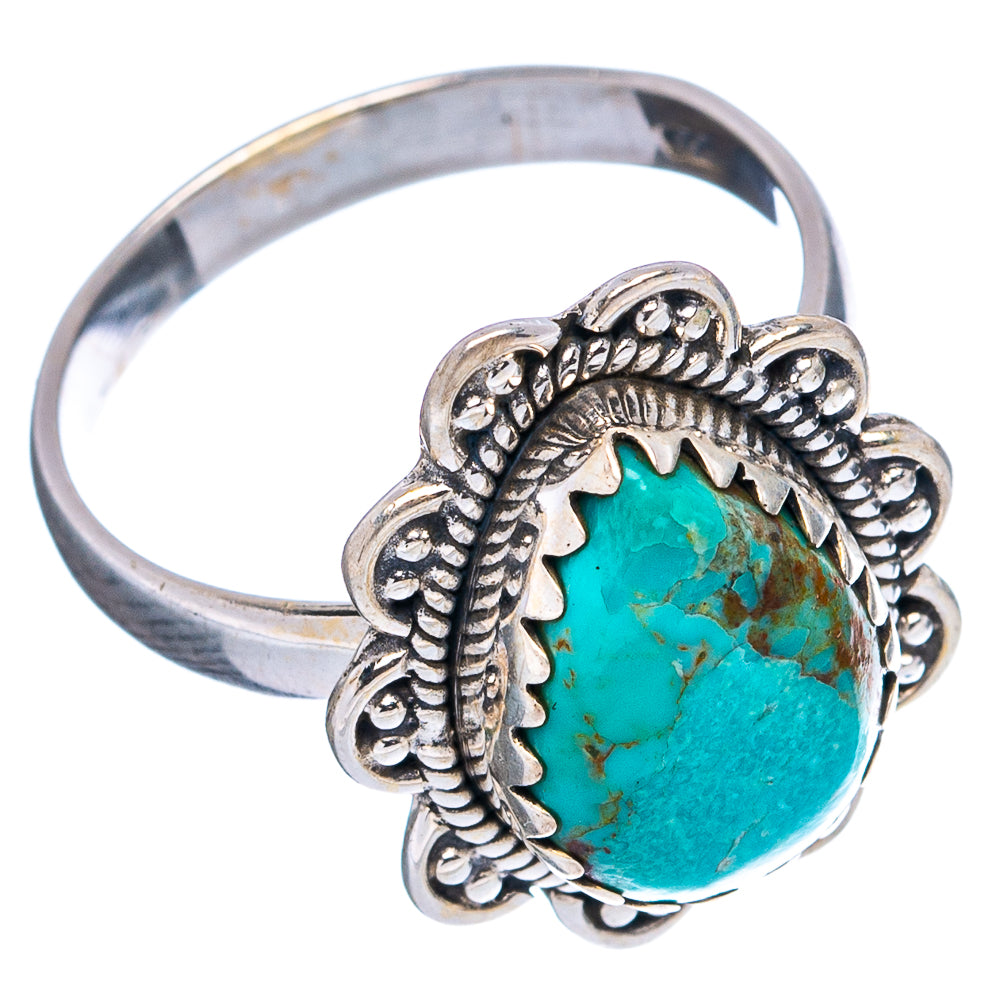 Mohave Turquoise Ring Size 7.25 (.925 Sterling Silver)