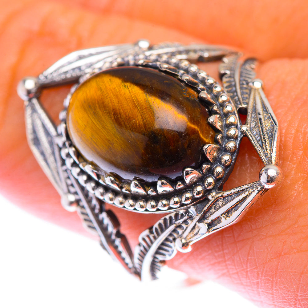 Tiger Eye Ring Size 10.25 (925 Sterling Silver) RING139899