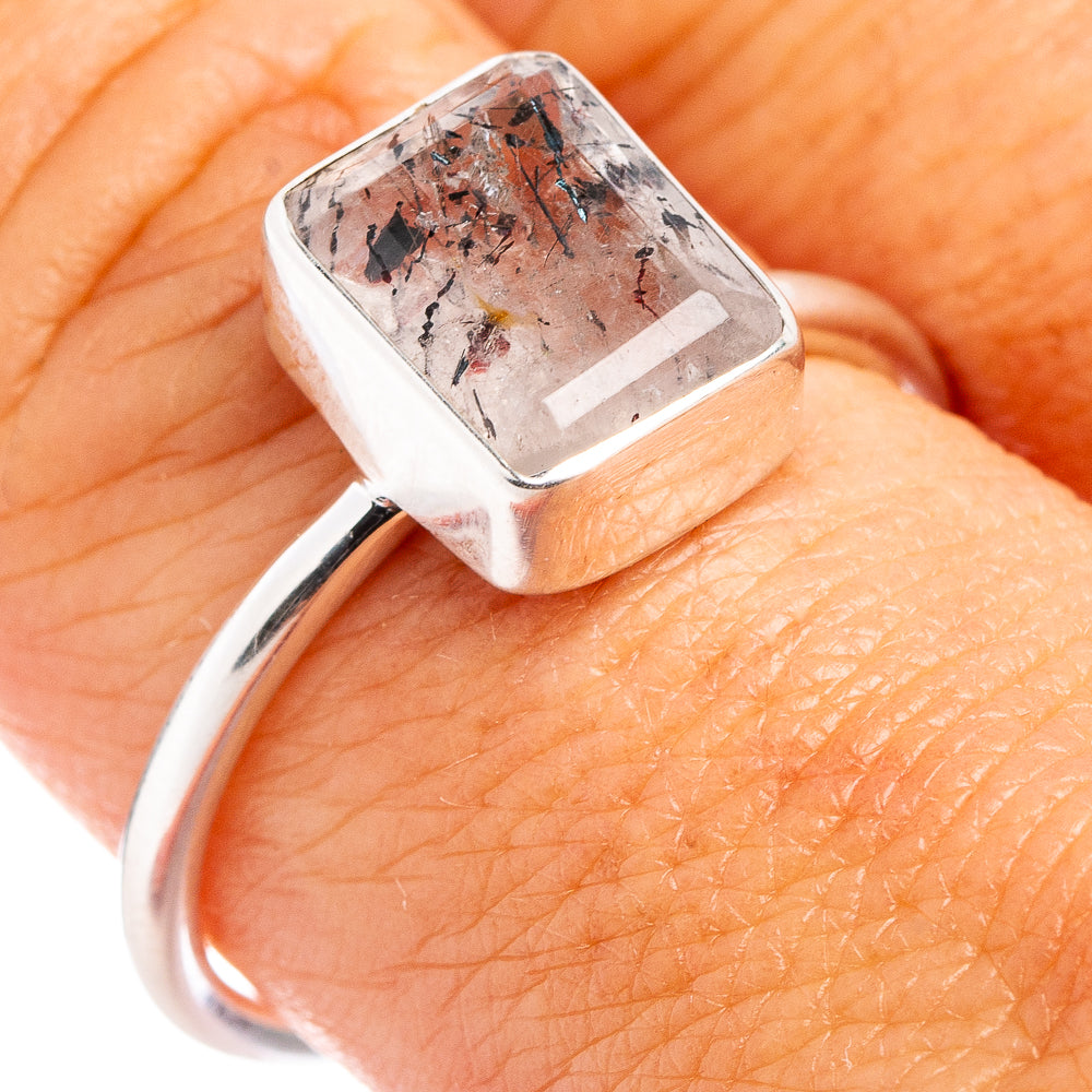Rare Cacoxenite Ring Size 8.75 (.925 Sterling Silver)