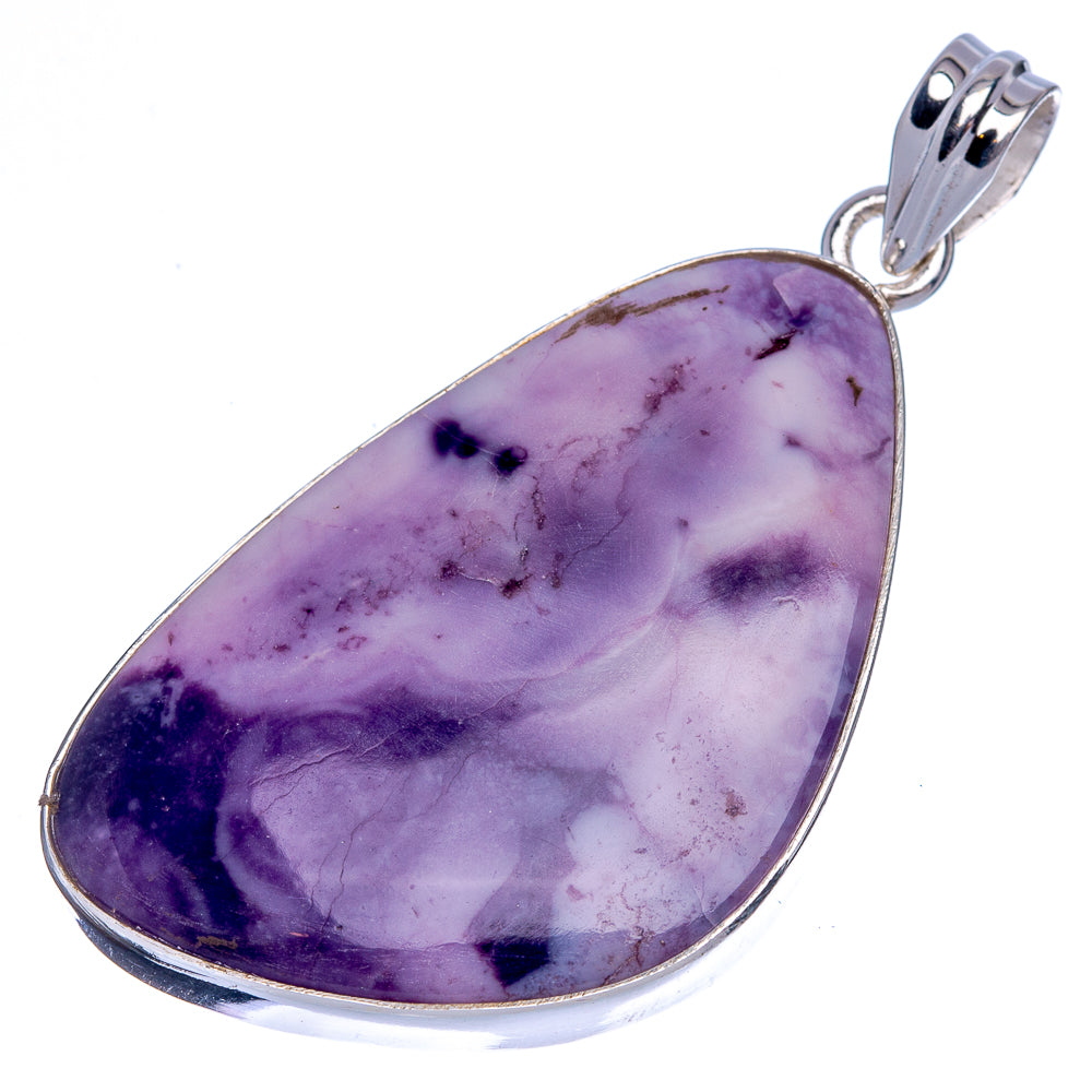 Lepidolite Pendant 2" (925 Sterling Silver) P40399