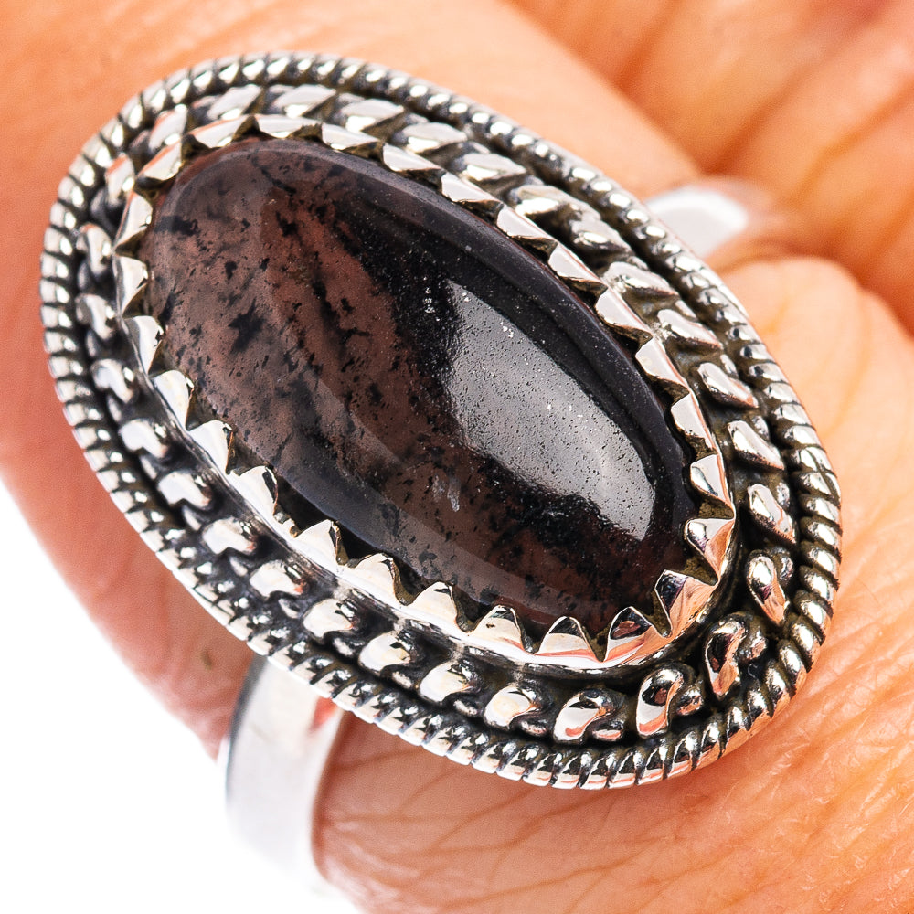 Phantom Quartz Ring Size 8 (.925 Sterling Silver)