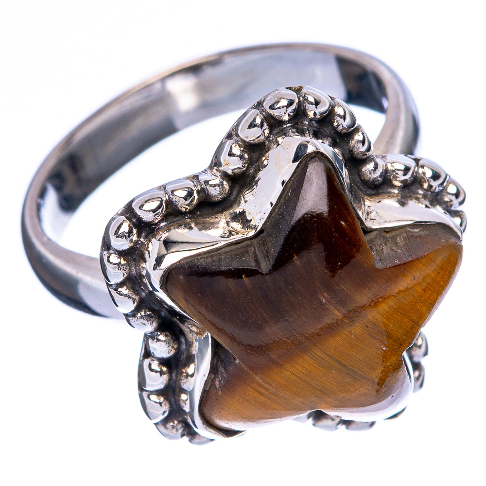 Tiger Eye Ring Size 6.25 (925 Sterling Silver) R146100