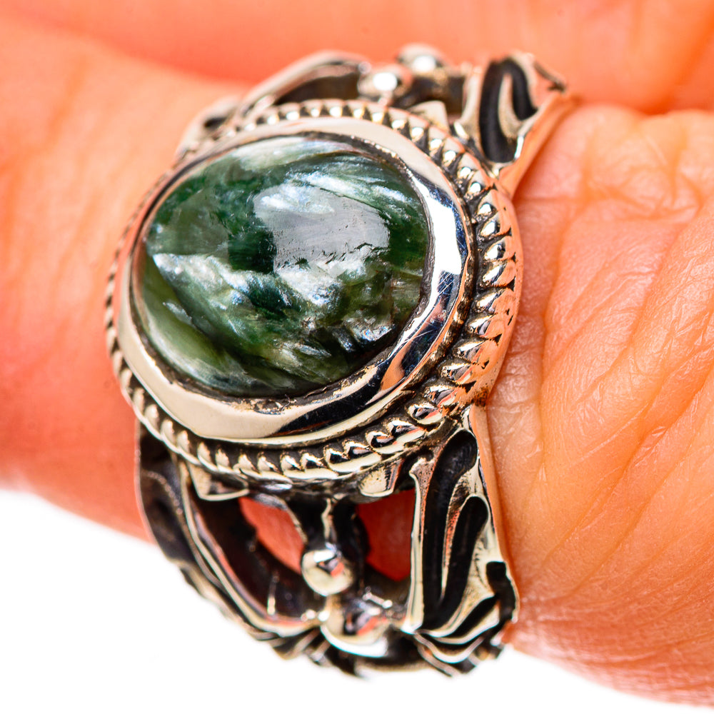 Seraphinite Ring Size 6.5 (925 Sterling Silver) RING139740