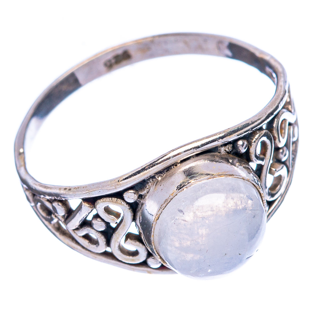 Rainbow Moonstone Ring Size 7.75 (925 Sterling Silver) R146300