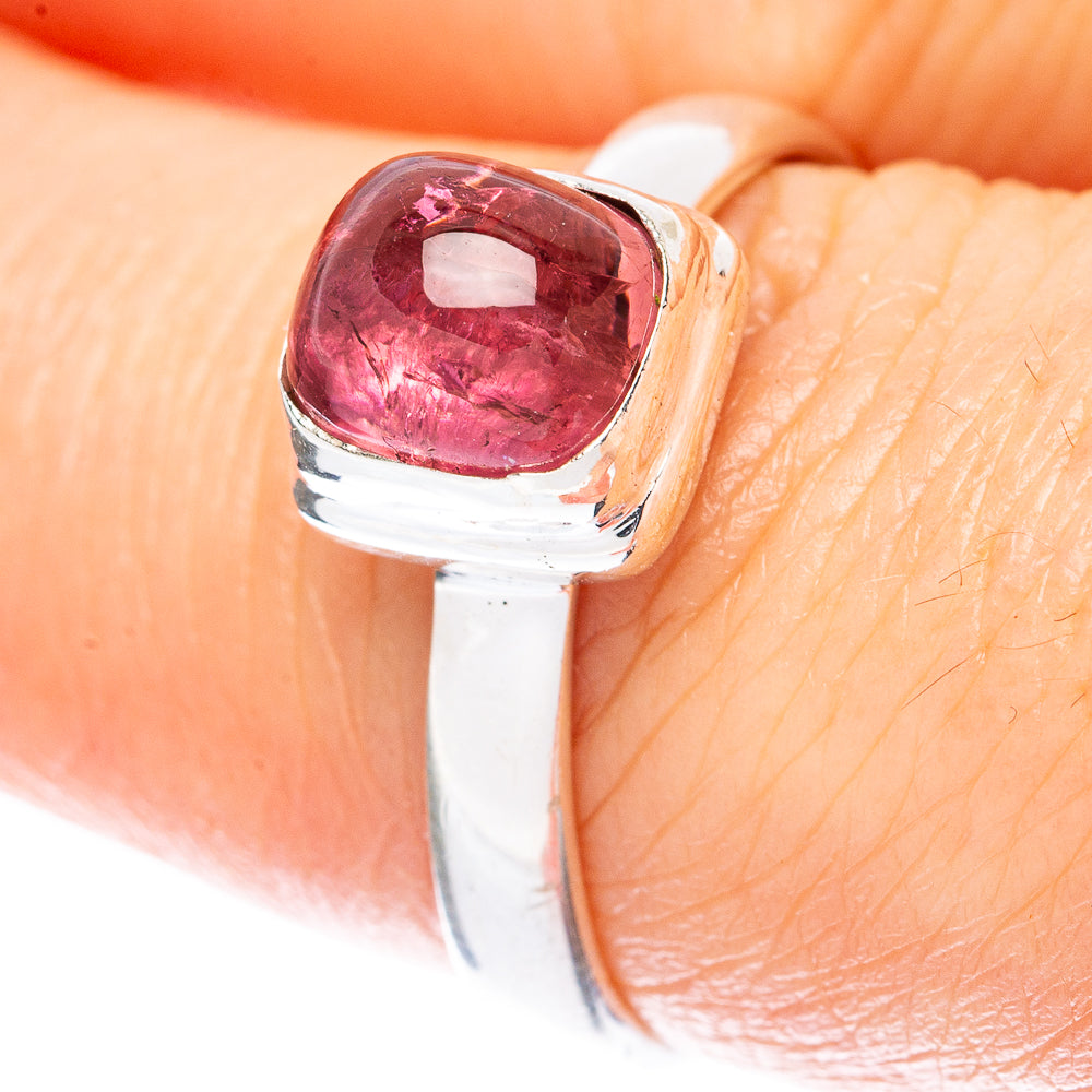 Value Pink Tourmaline Ring Size 8 (925 Sterling Silver) R3068