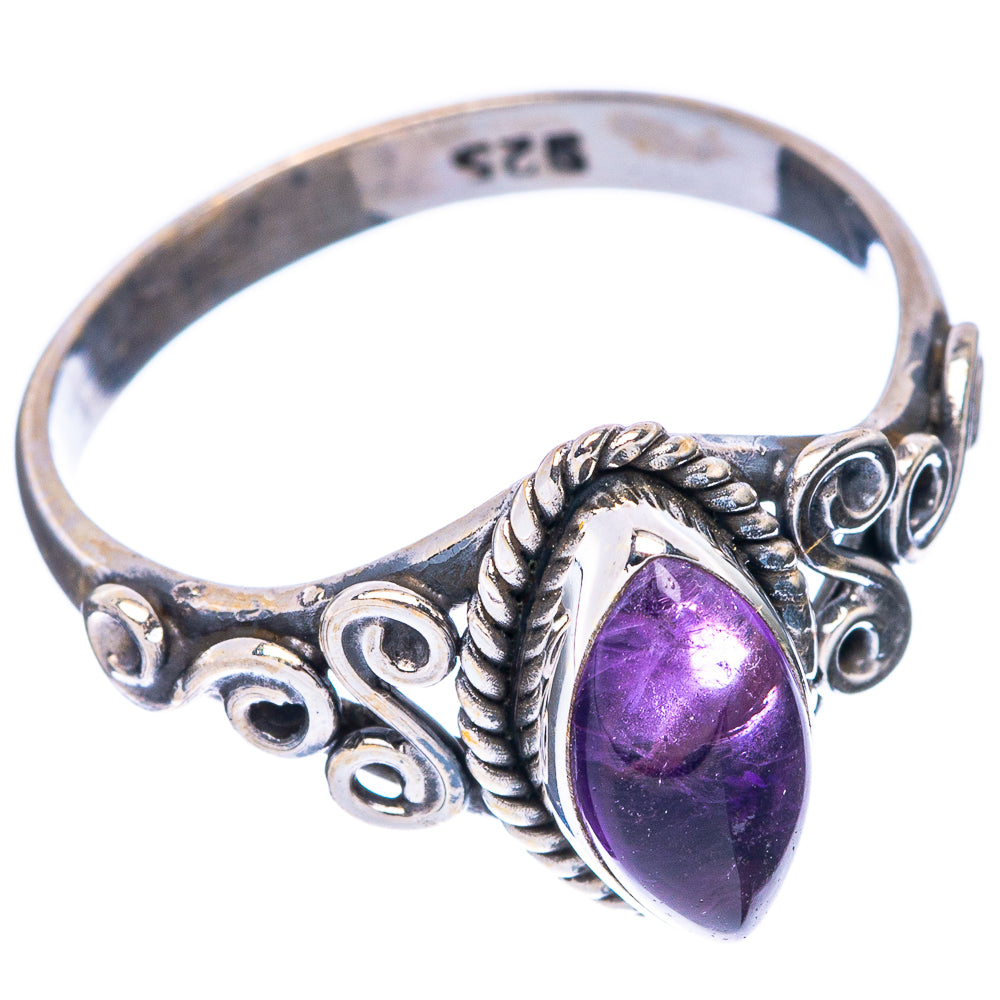 Amethyst Dainty Ring Size 8 (925 Sterling Silver) R5757