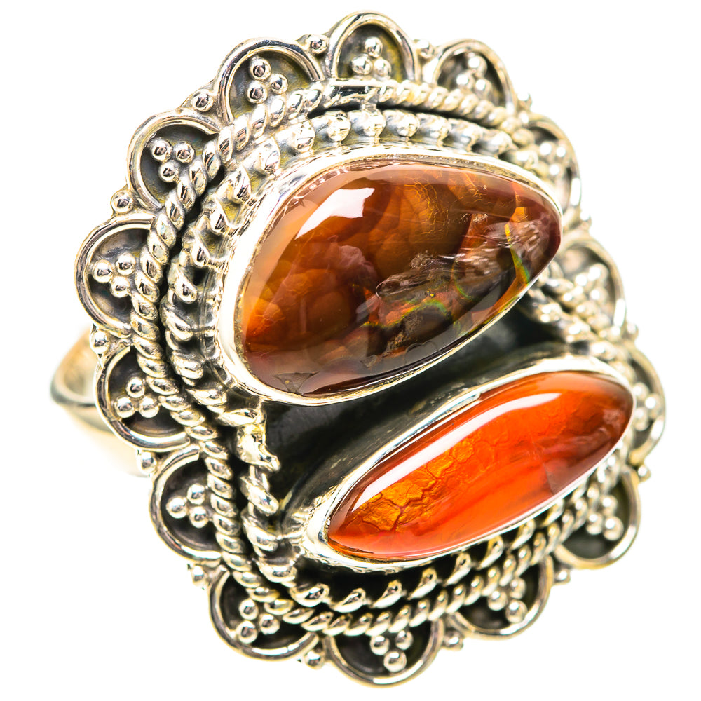 Mexican Fire Agate Ring Size 7.25 (925 Sterling Silver) RING139051