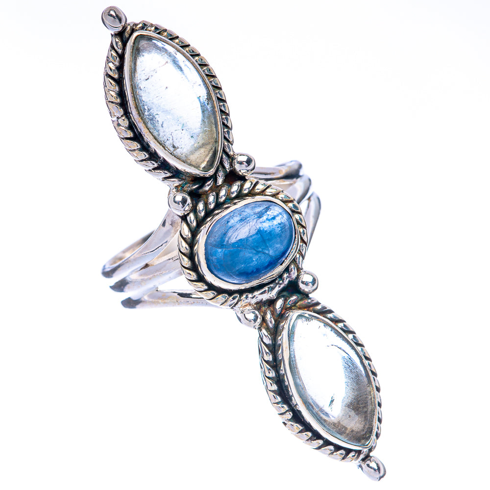 Large Kyanite, Aquamarine Ring Size 6 (925 Sterling Silver) R144937