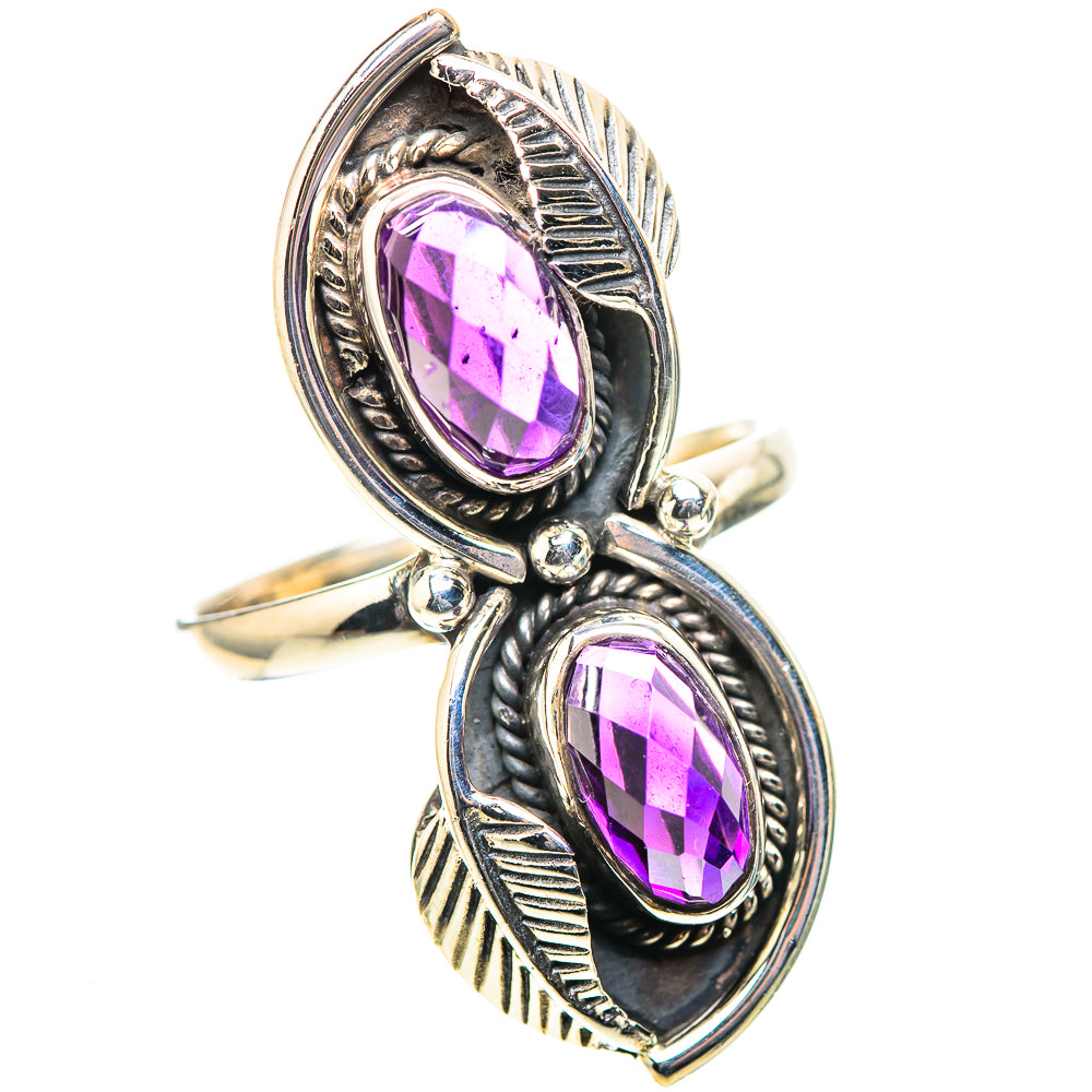 Large Amethyst Ring Size 9.75 (925 Sterling Silver) RING138601