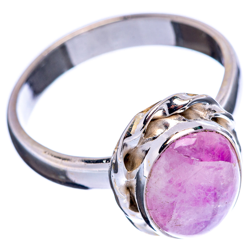 Pink Moonstone Ring Size 6 (.925 Sterling Silver)