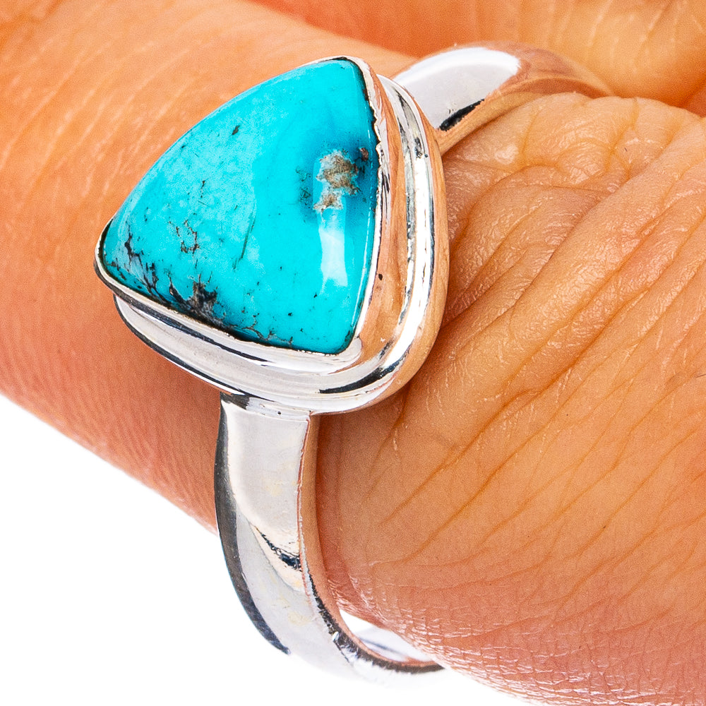 South Hills Turquoise Ring Size 8 (925 Sterling Silver) R8205
