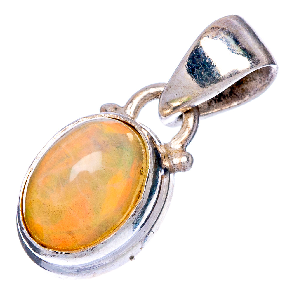 Rare Ethiopian Opal Pendant 3/4" (925 Sterling Silver) P40605