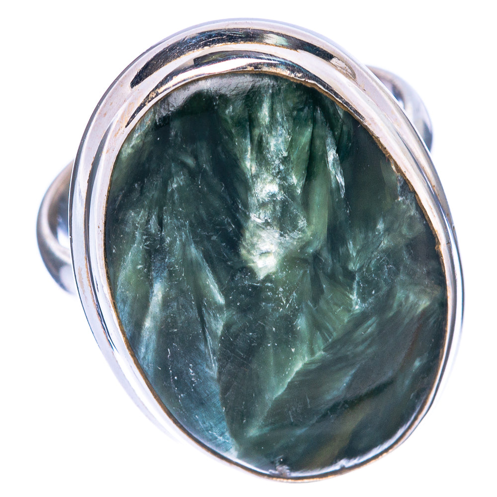 Seraphinite Ring Size 7.25 (925 Sterling Silver) R1450