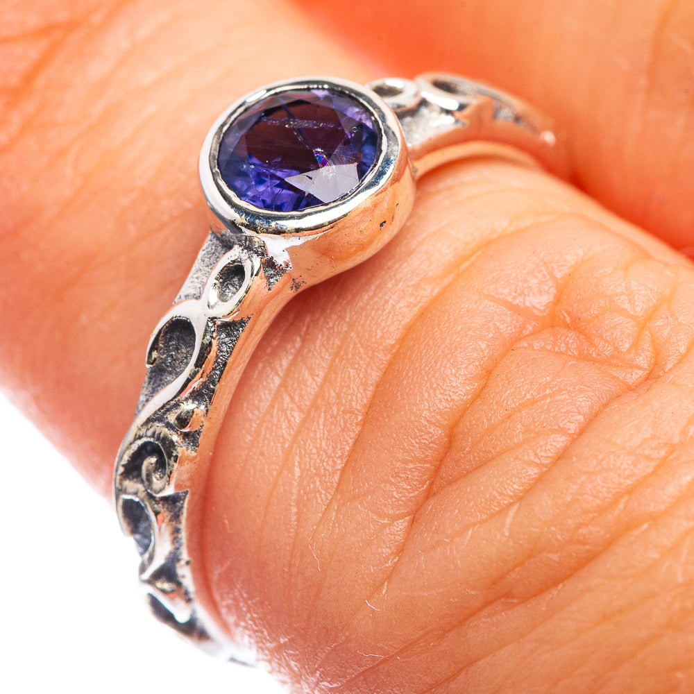 Faceted Tanzanite Dainty Ring Size 6 (925 Sterling Silver) R142569