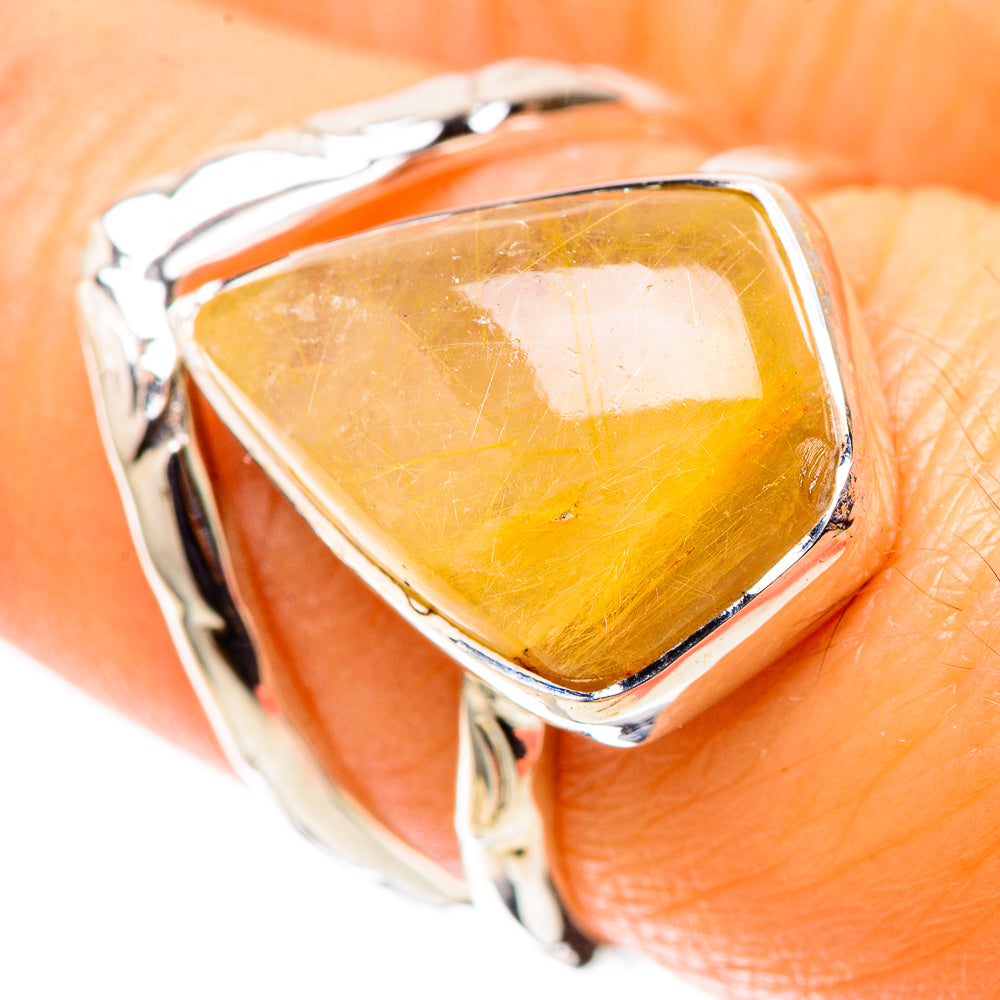 Premium Rutilated Quartz Ring Size 7 (925 Sterling Silver) RING138058