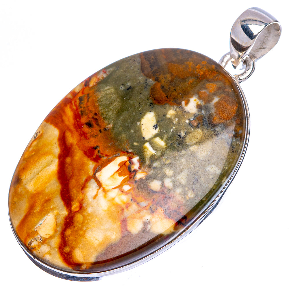 Mookaite Pendant 1 3/4" (925 Sterling Silver) P43138