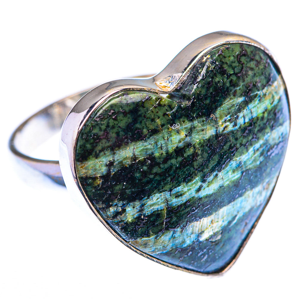 Large Swiss Green Opal Ring Size 10 (925 Sterling Silver) RING140247
