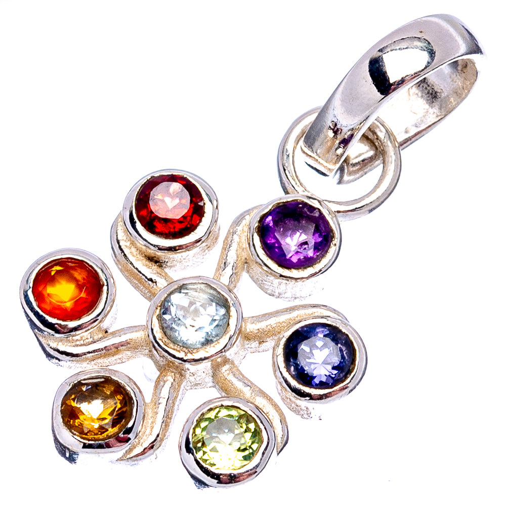 Chakra Pendant 1 1/8" (.925 Sterling Silver)