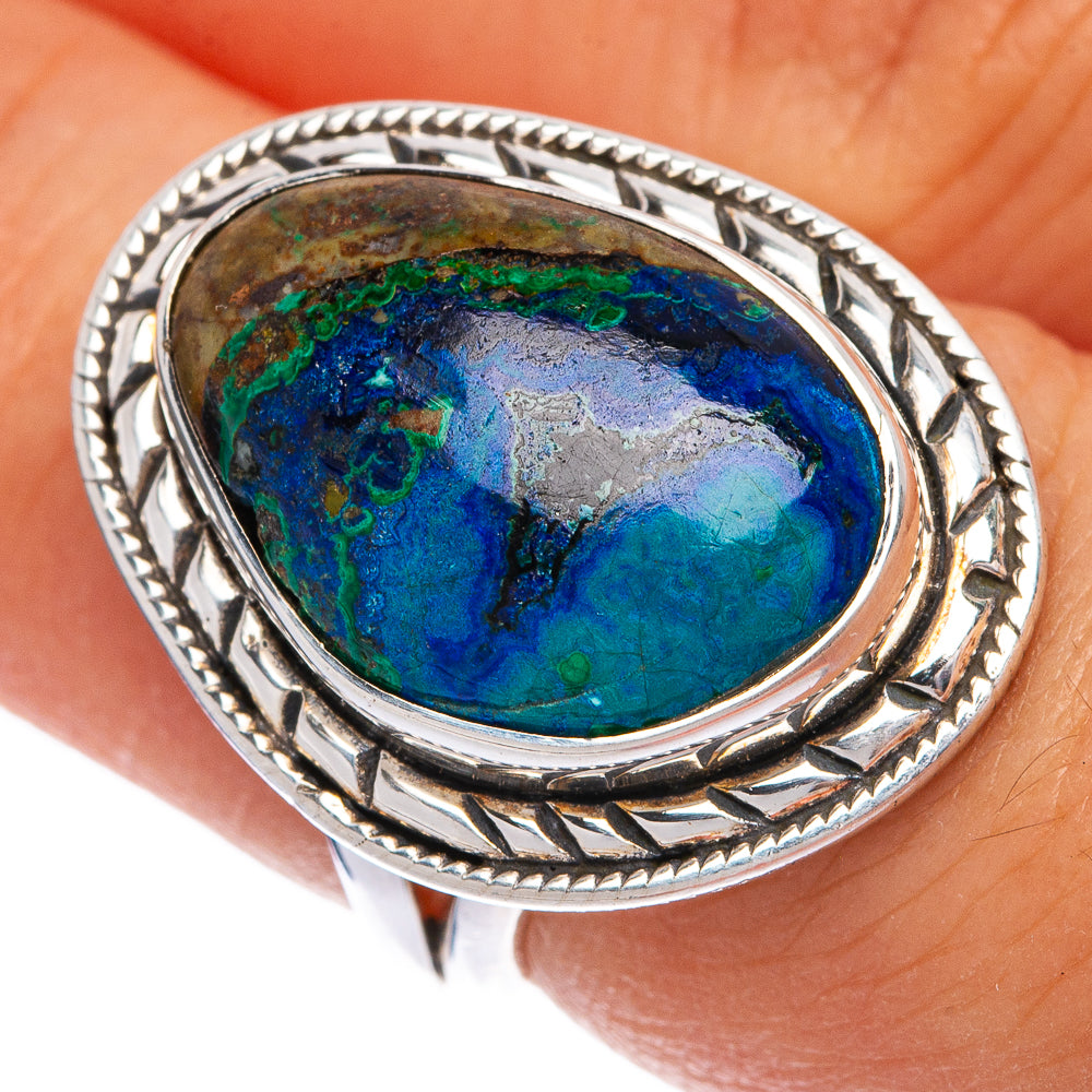 Chrysocolla Ring Size 7 (925 Sterling Silver) R145337