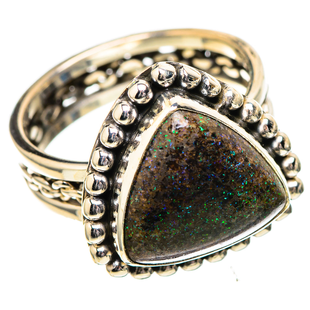 Andamooka Opal Ring Size 6.25 (925 Sterling Silver) RING137809