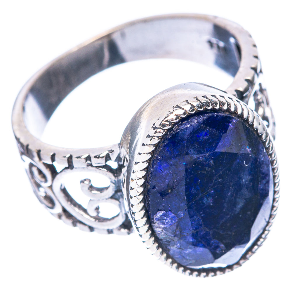 Blue Sillimnate 925 Sterling Silver Ring Size 6.5 (925 Sterling Silver) R5405