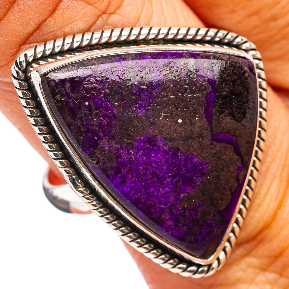 Premium Sugilite Ring Size 10 (.925 Sterling Silver)