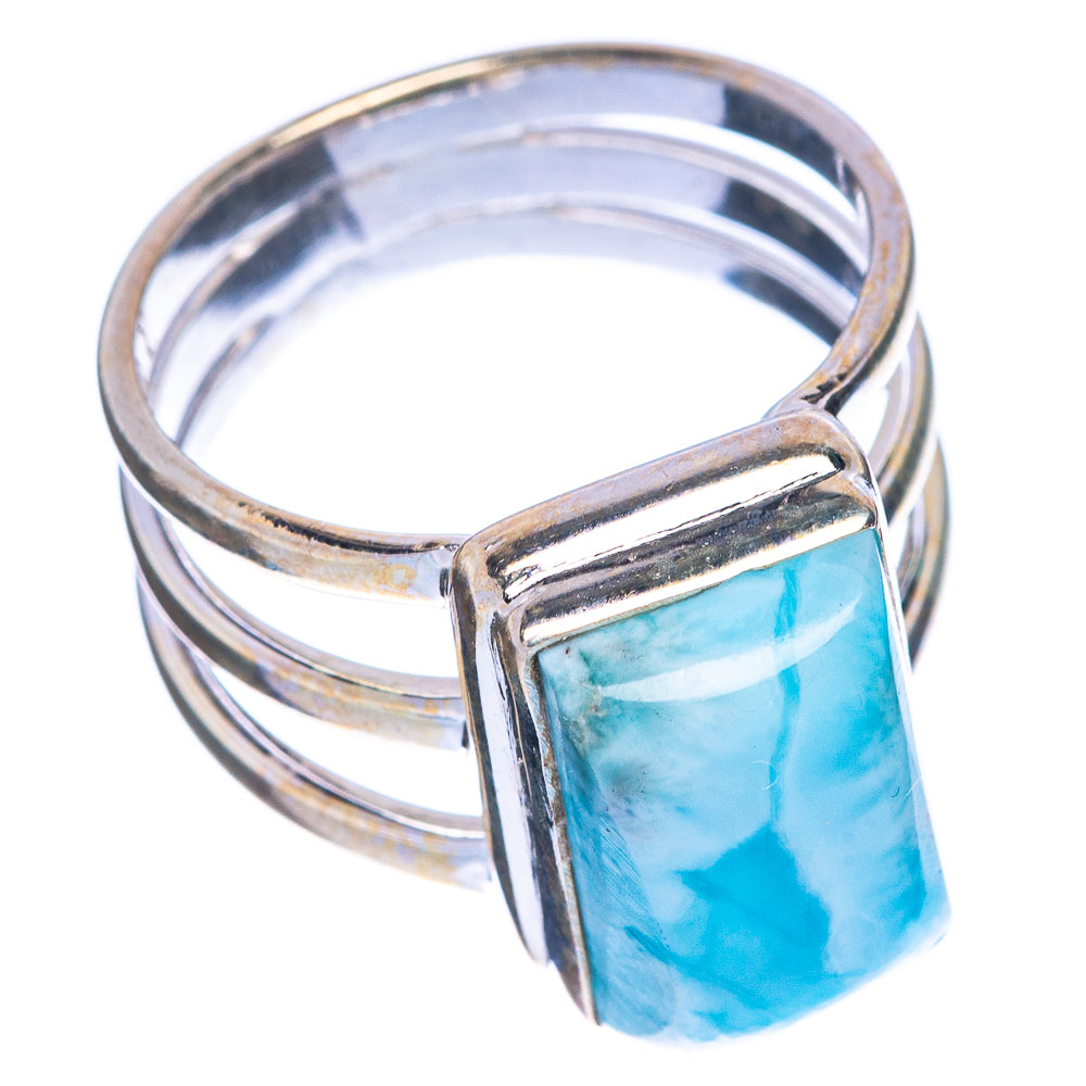 Larimar Ring Size 5.75 (925 Sterling Silver) R1104