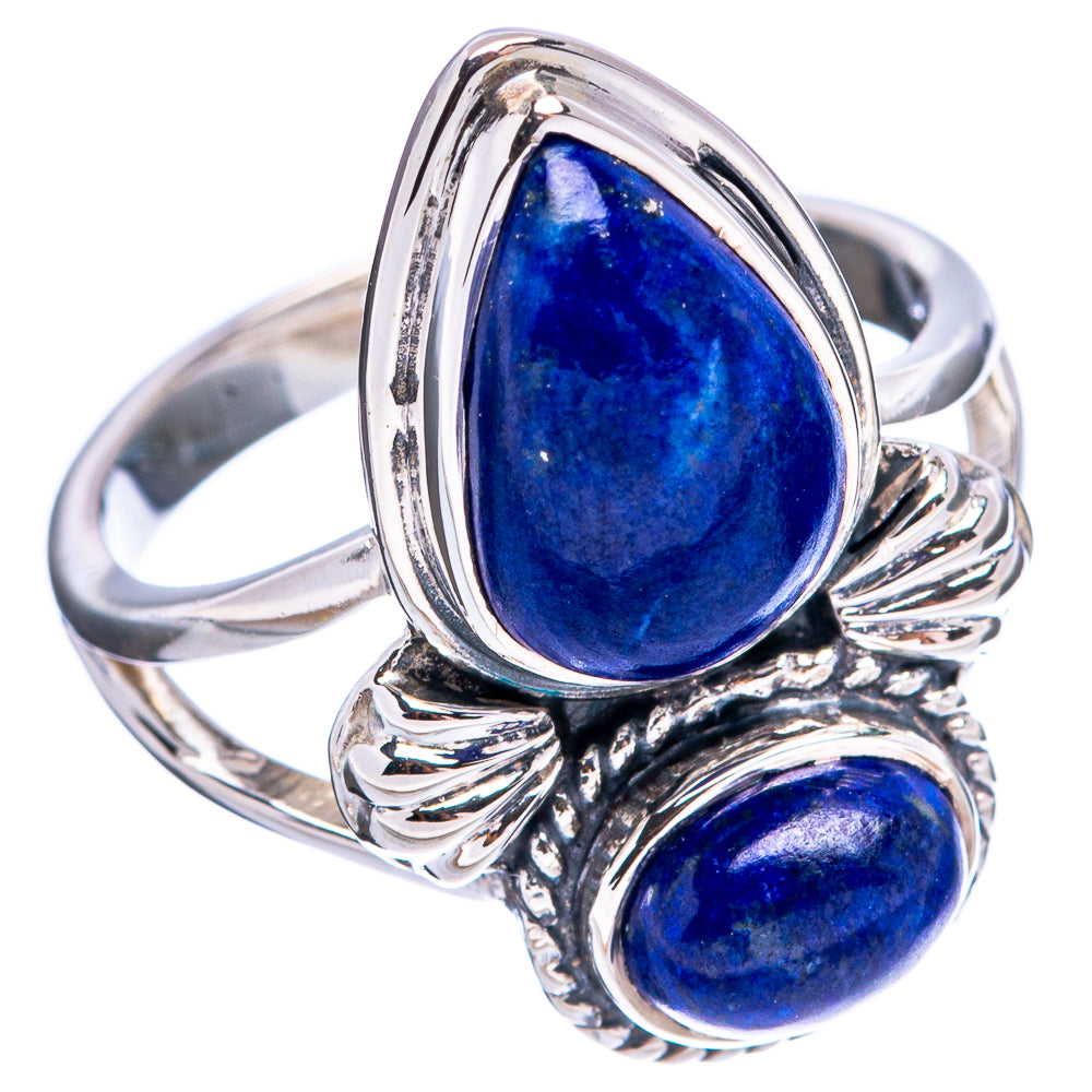 Premium Lapis Lazuli Ring Size 6.75 (.925 Sterling Silver)