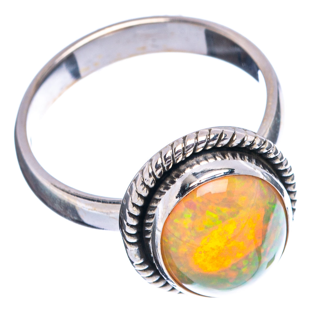 Rare Ethiopian Opal Ring Size 7 (.925 Sterling Silver)