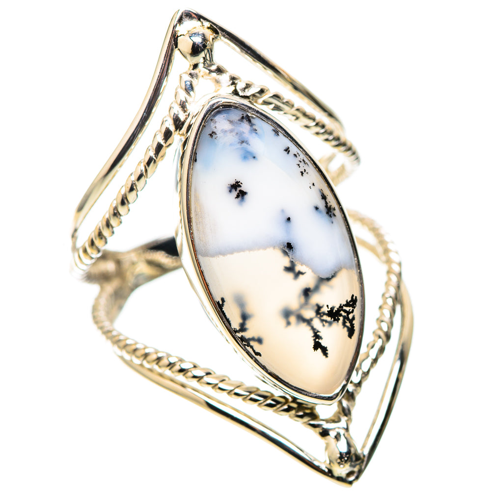 Premium Dendritic Opal Ring Size 7.5 (925 Sterling Silver) RING138080