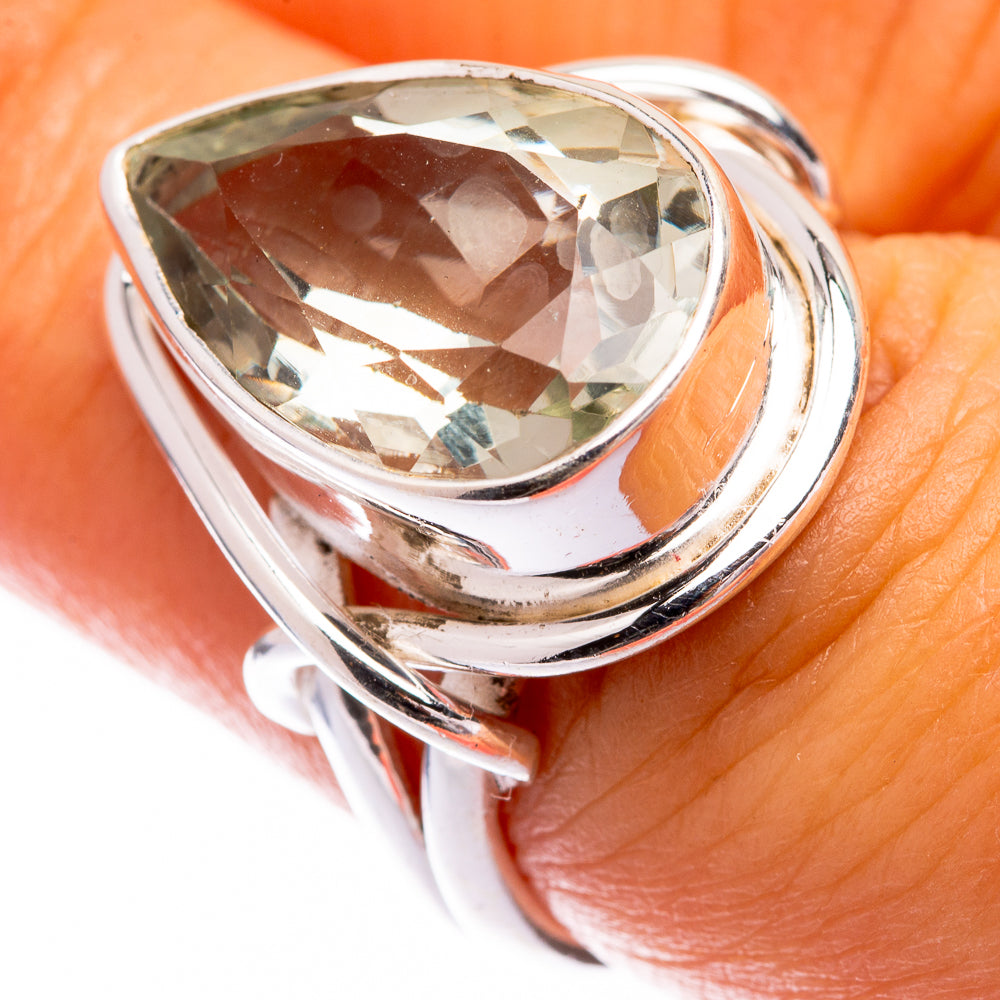 White Quartz Ring Size 7 (925 Sterling Silver) R140697