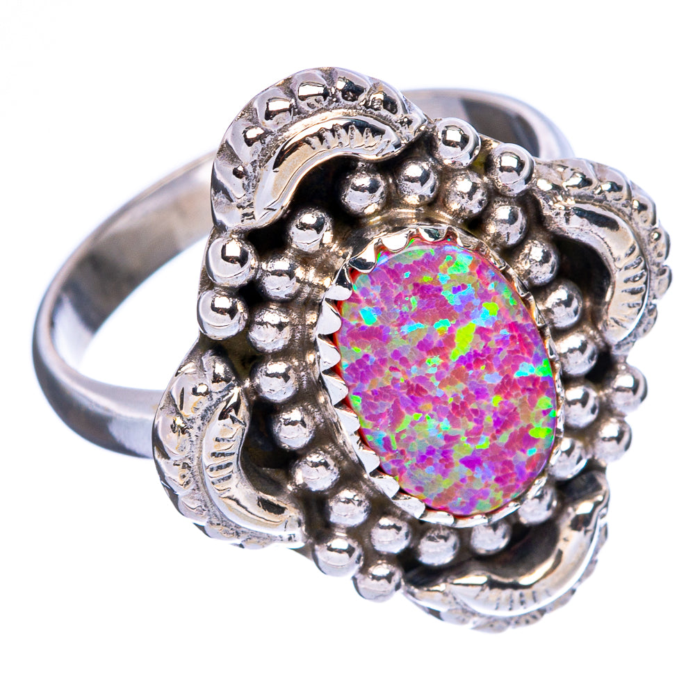 Synthetic Opal Ring Size 8.25 (925 Sterling Silver) R146309