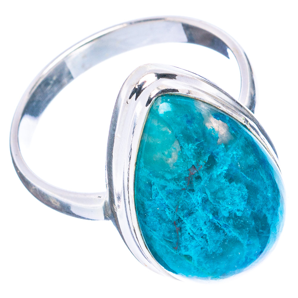 Peruvian Chrysocolla Ring Size 10.75 (.925 Sterling Silver)