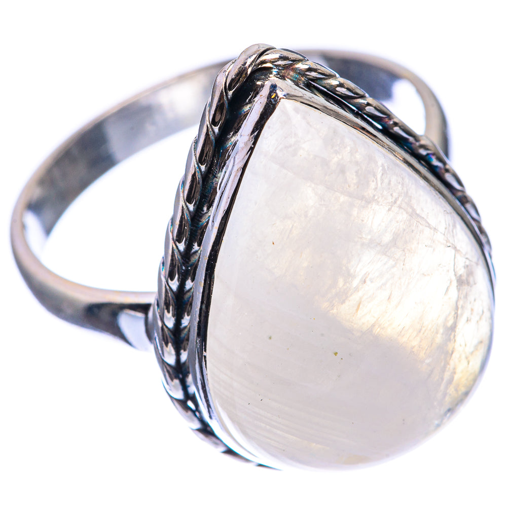 Rainbow Moonstone Ring Size 10 (925 Sterling Silver) RING143407