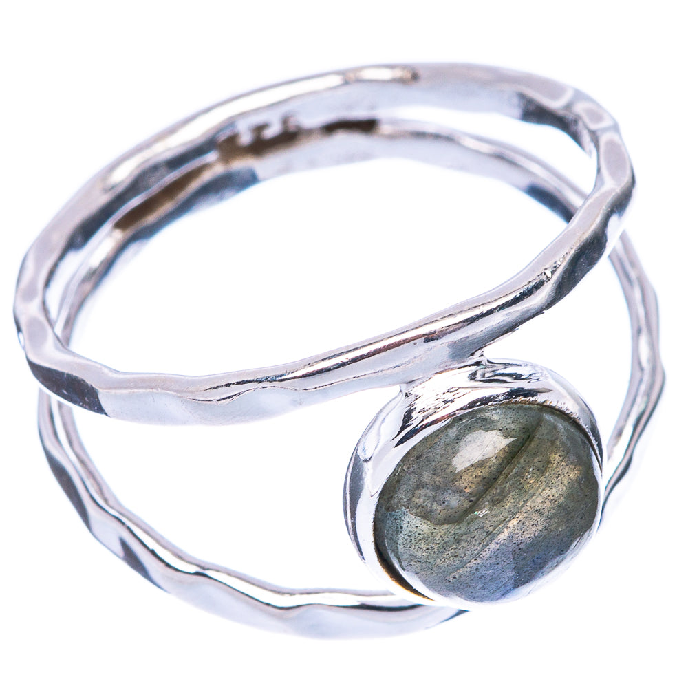 Labradorite Dainty Ring Size 6.75 (925 Sterling Silver) R5847