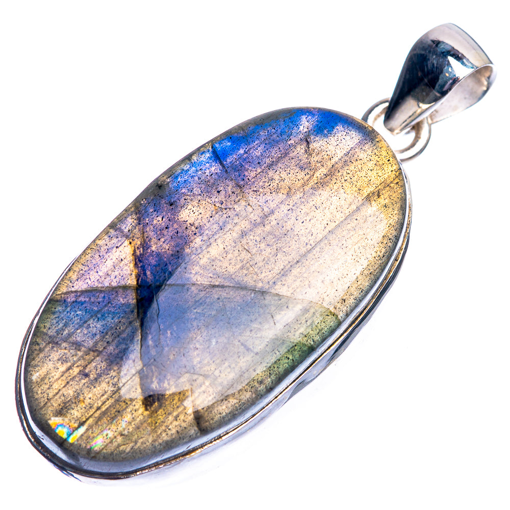 Labradorite Pendant 1 3/4" (925 Sterling Silver) P39054