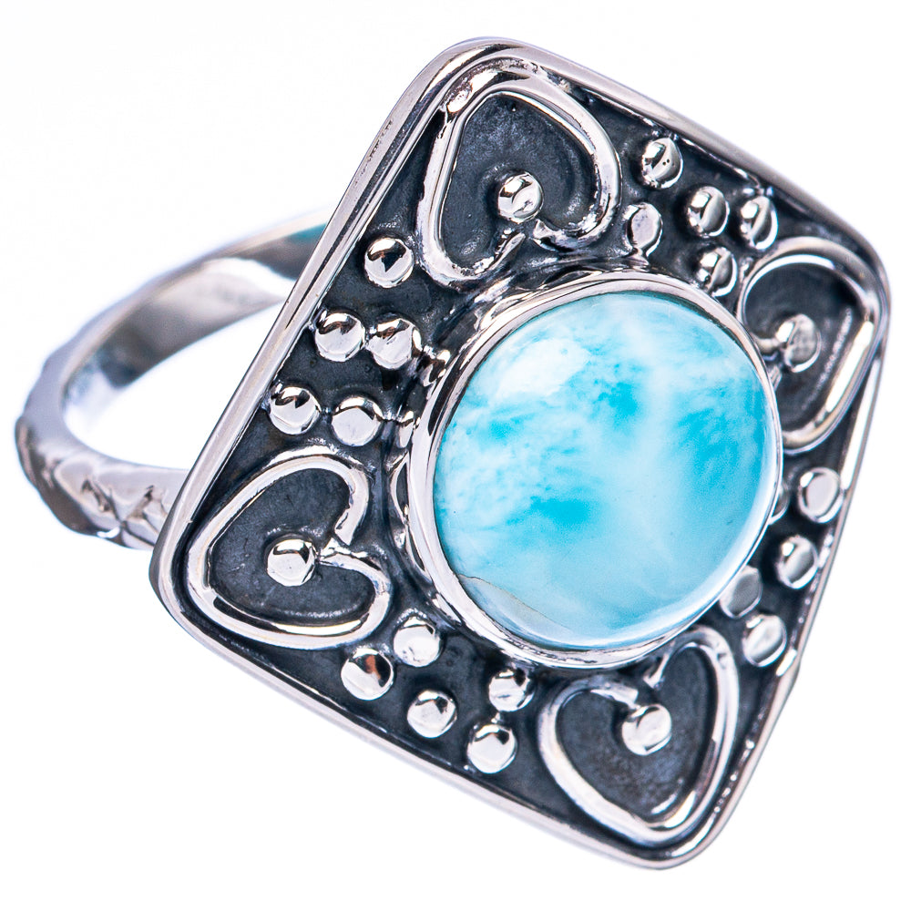 Asc Premium Larimar Ring Size 5.75 (925 Sterling Silver) R3502